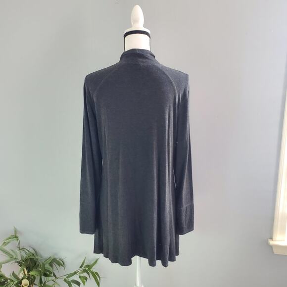 Cable & Gauge Gray Turtleneck Tent Top Size L - Picture 2 of 7